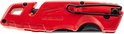 Milwaukee 48-22-1501 rood kantelmes met zwarte metalen clip en draadstripper.