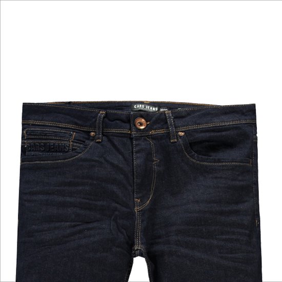 Cars Jeans - Heren Jeans - Heren - W38 X L34 - Zwart - Katoen - Blast-blue.blac