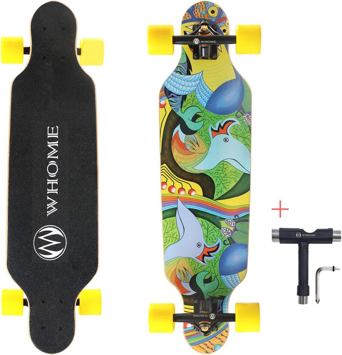 Klein Longboard 78,7 cm - Cruising Skateboard voor Beginners en Gevorderden