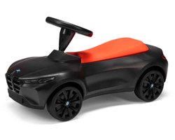 BMW Baby Racer IV – Zwart/Oranje – Loopauto voor Kinderen 1–3 Jaar – Fluisterstille Banden – Ergonomisch Stuur – Lifestyle Collectie 2023
