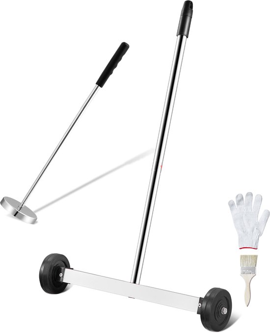 Neiko 53416a 24 Magnetic Pick-up Sweeper With Wheels 30 Lbs | Meses sin interés