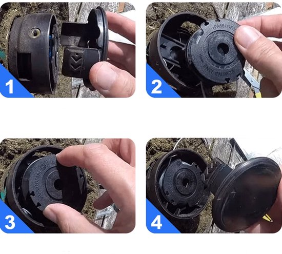 Vervangende spoel en beschermset Geschikt voor Bosch Easy GrassCut 18-230 — afbeelding 5