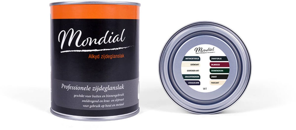 Mondial Zijdeglans Alkyd RAL9016 Wit