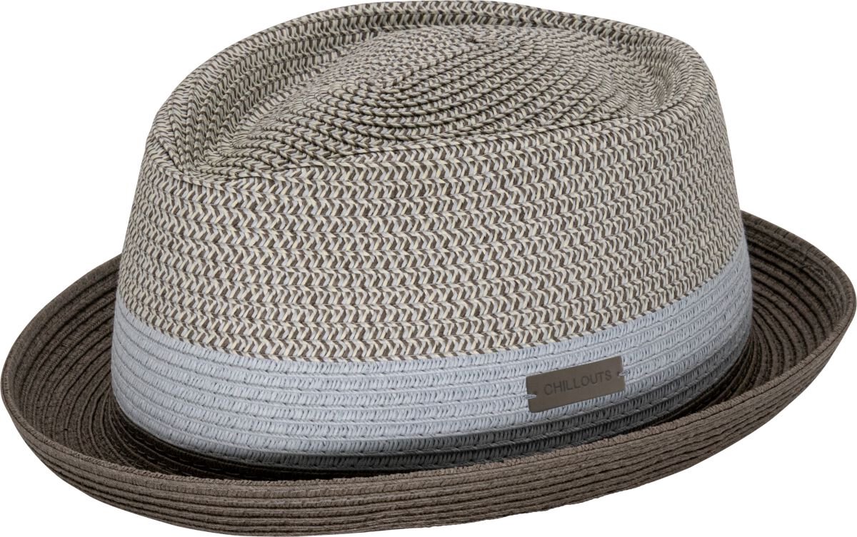 Chillouts Paea Unisex Hoed - grijs/blauw - S-M