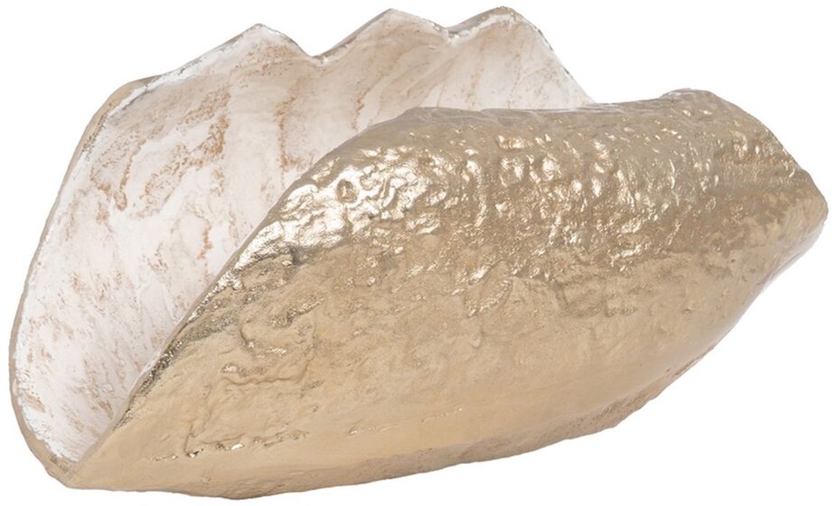 Middenstuk Wit Champagne Aluminium 39 x 15 x 16,5 cm