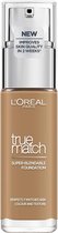 L’Oréal Paris True Match Foundation - 8.W Golden Cappuccino - Natuurlijk Dekkend - 30 ml