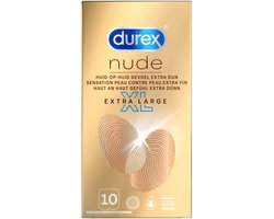 Durex Condooms Nude XL 10st - 5 Stuks - Voordeelverpakking