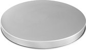 Bol.com 27 inch Portable Fire Pit Cover - Stainless Steel Spark Screen for Easy Outdoor Wood Burning and Camping - Patio Accessory aanbieding