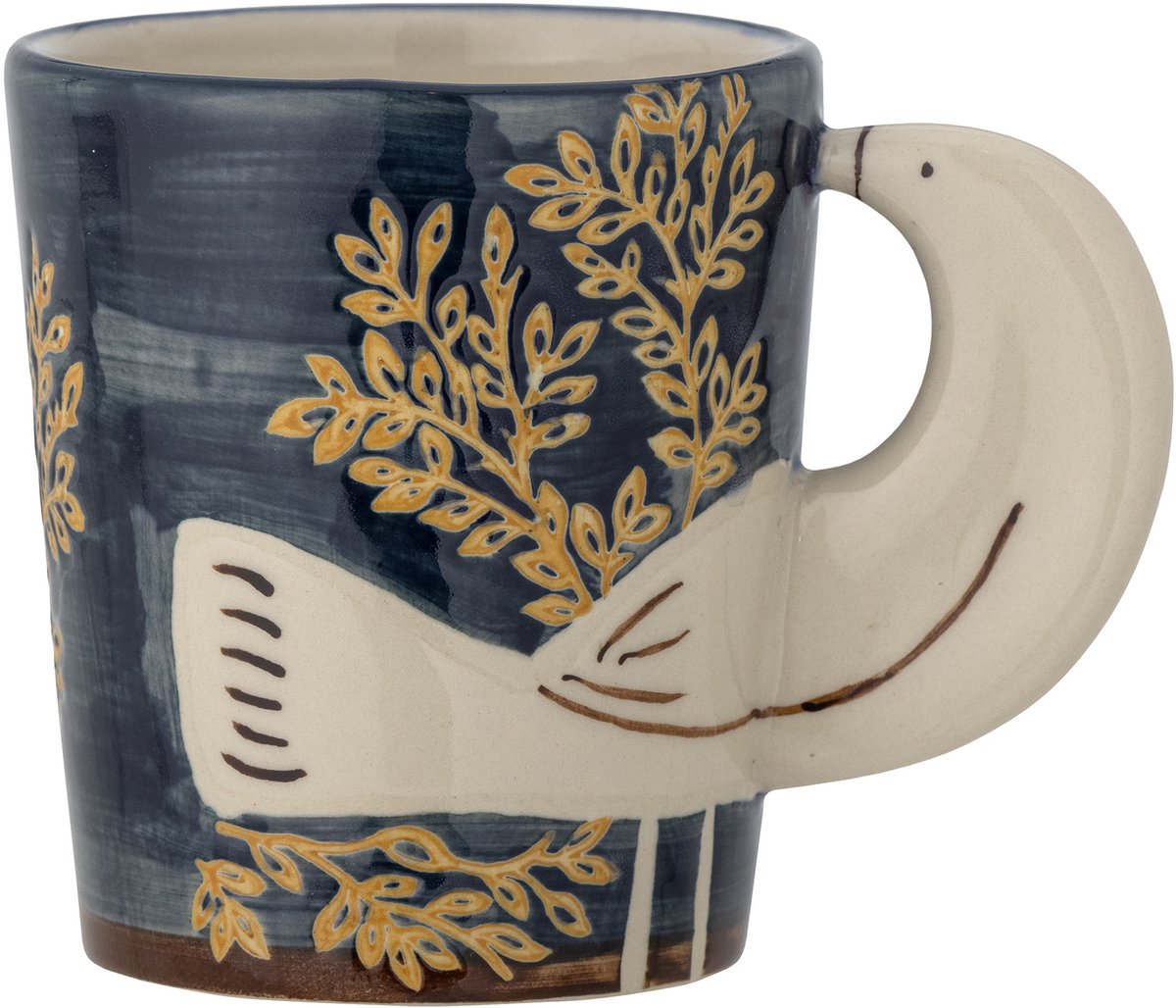 Bloomingville Hezha Cup - Blauw - Aardewerk