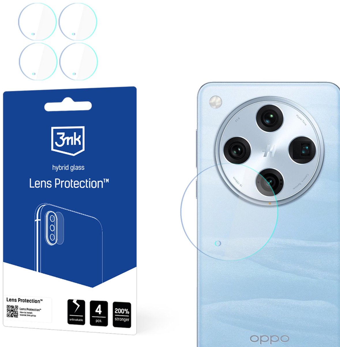 3Mk Glasbescherming Voor Oppo Find X8 Pro Lensbescherming Geschikt Voor Oppo