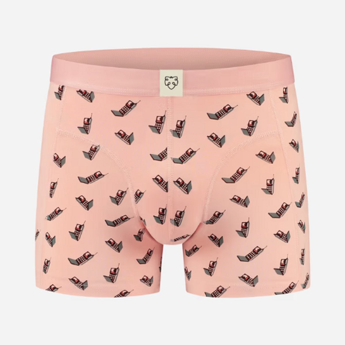 A-dam Boxershort Pink Philip kleur Roze maat S