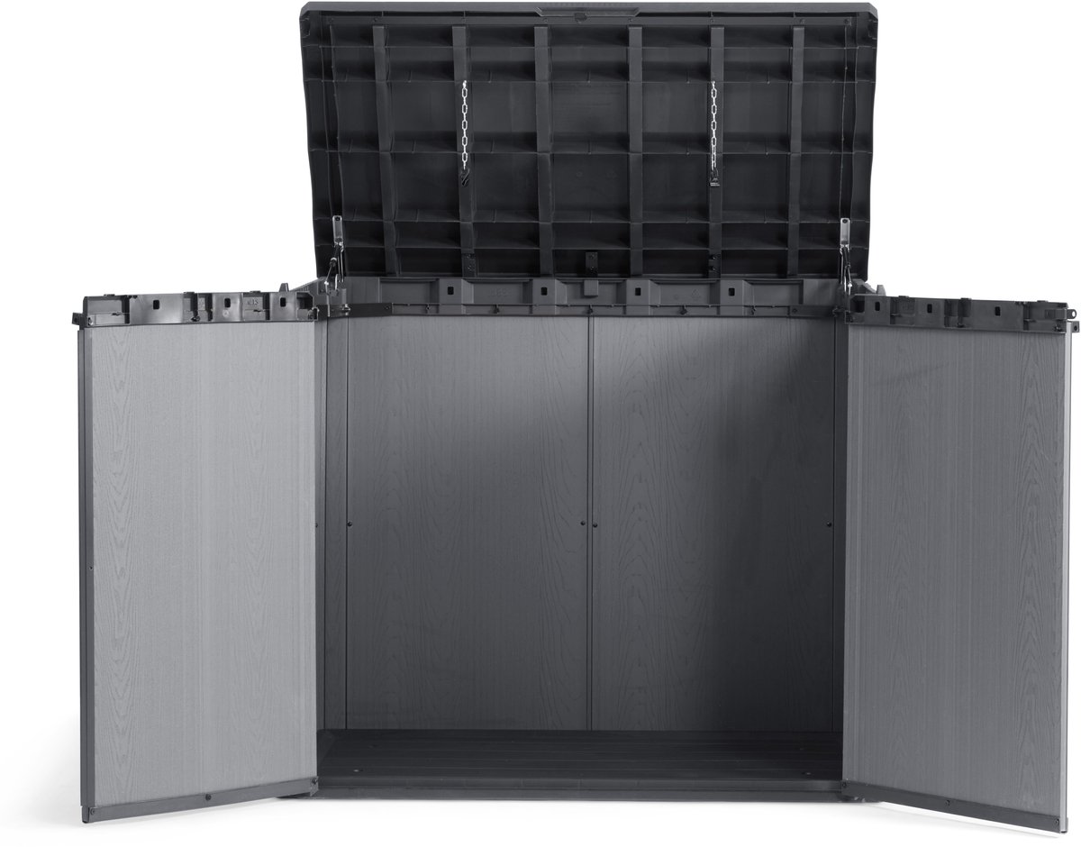 Keter Store It Out Darwin Coffre de rangement - 1100L - 141x82x117,5 cm - Gris