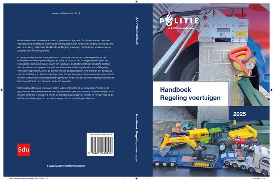 Politiewetenschap - Handboek Regeling voertuigen 2025 - cover