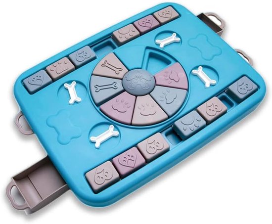 Livewell Intelligentie Hondenpuzzel - Incl. E-book - Slow feeder - Speelgoed Honden - Interactieve Hondenpuzzel - Dierenpuzzel - Anti-slip - Verbeterd het welzijn