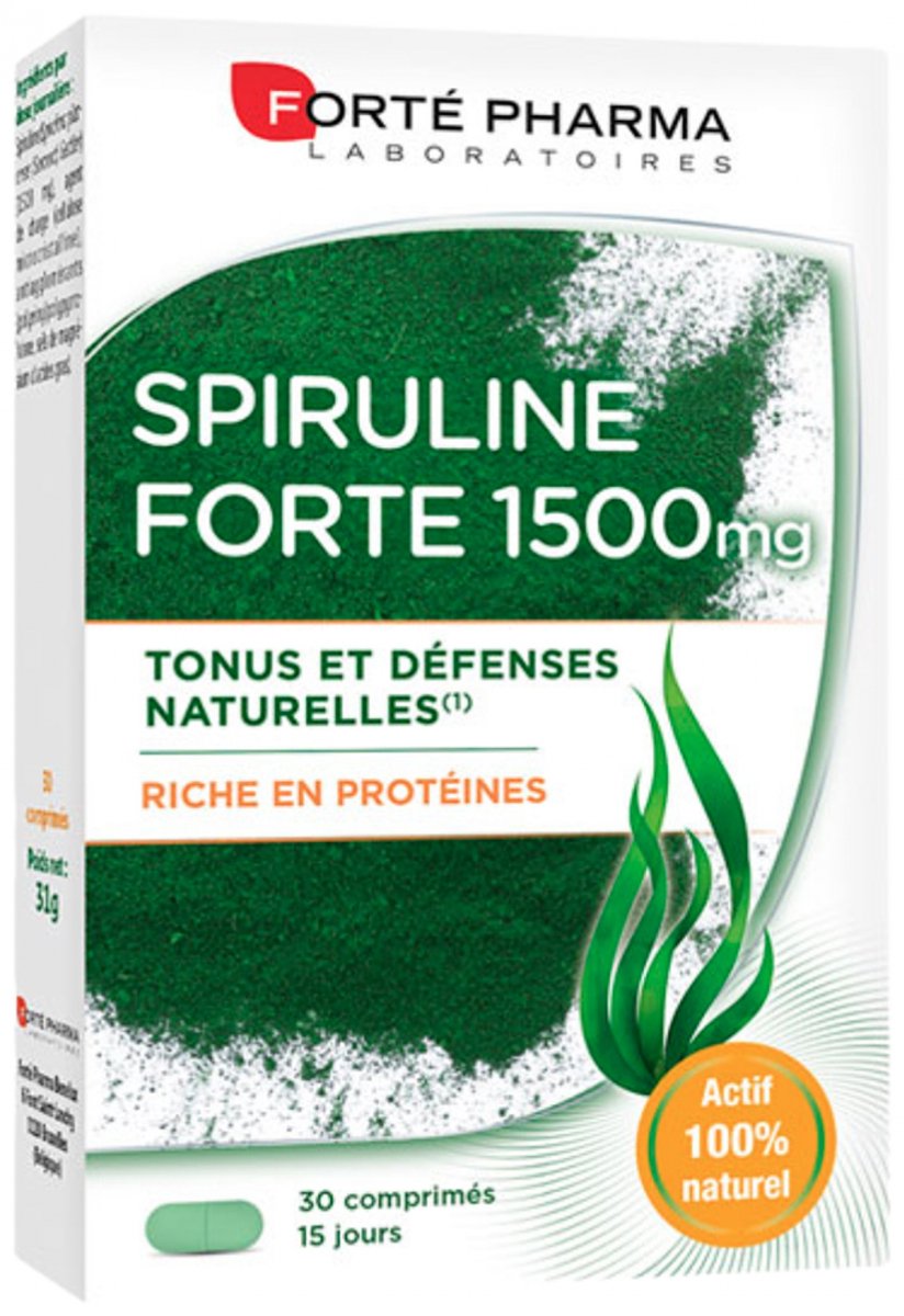 Goedkoopste Forté Pharma Spirulina Forte 1500 30 Tabletten