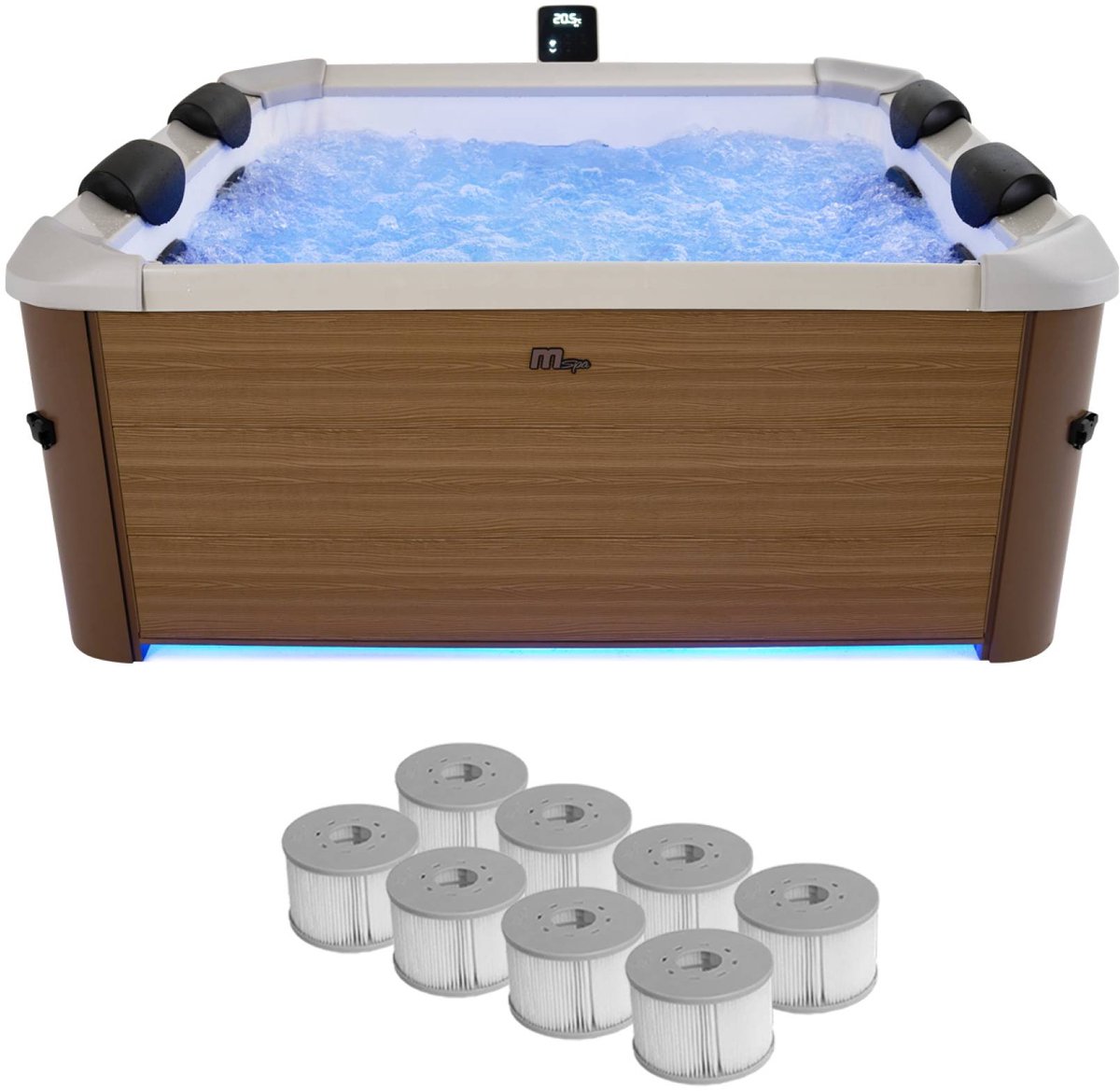 Mspa Vaste Spa Amber - Hydromassage voor 6 personen - 4 - Mspa - €1.999,00