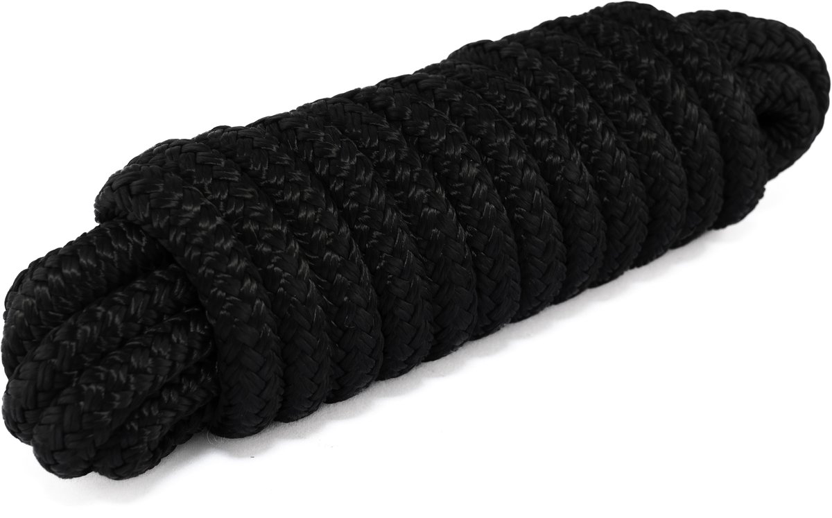 Hollex Landvast Poly 14mm 15m Zwart - 16str
