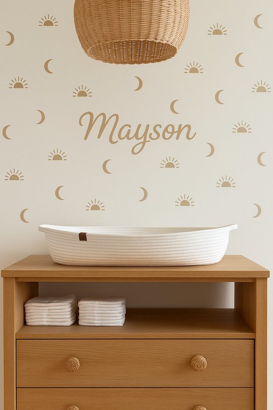 Foto: The baby supply mozes verschoonmand incl matras wit 71 x 41 x 12 cm