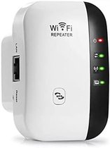 Bol.com WiFi-extender - WiFi-signaalversterker - Versterker met groot bereik en Ethernet-poort - Installatie met één klik - Comp... aanbieding