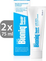 Dr. Wolff's Bioniq Repair Dentifrice | Sans fluorure à base d’email biomimétique d‘hydroxyapatite | pour des dents sensibles | Aide à réparer la surface de l'émail 2X 75ml