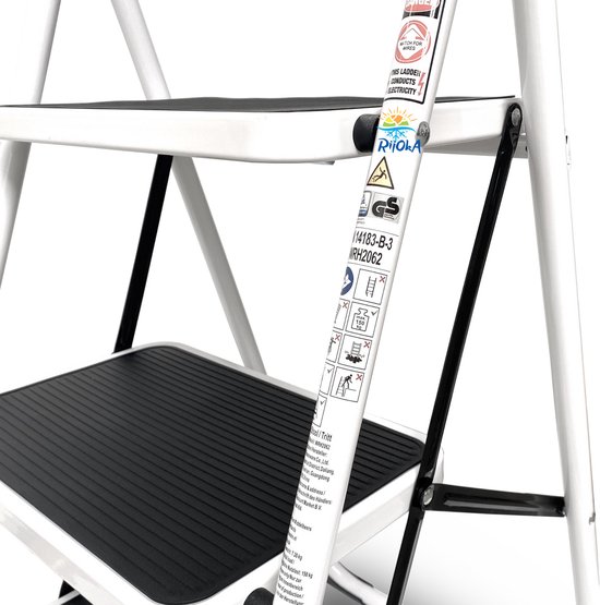 Escalier de cuisine / Escalier de ménage Aluminium - 2 marches