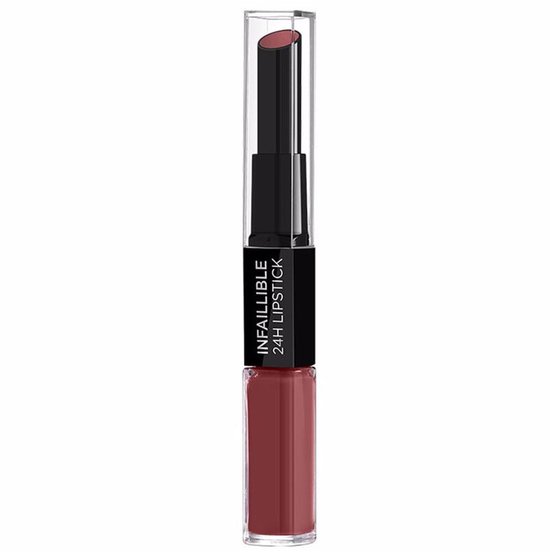 L'Oréal Paris Infaillible 24H Lipstick - Langhoudende 2-staps Lipstick met Vitamine E - 801 Toujours Toffee - Nude- - 5.7ml