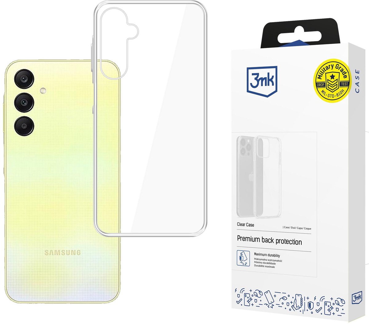 Telefoonhoesjes Samsung Galaxy A26 5G - 3mk Clear Case