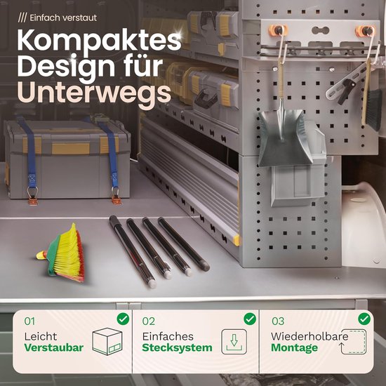 Novaliv 2X klauwbezem met steel 30cm, speciale bezem met gebogen borstelharen, rood en geel - ideaal als tuinbezem, schraapbezem, kunstgrasbezem, ideaal voor op de camping, straatbezem van Novaliv — afbeelding 2