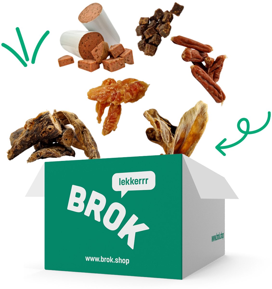 BROK Puppy Snackpakket – 100% Natuurlijke Hondenkoekjes Voor Puppies – Gezond, Licht Verteerbaar, Zonder Toevoegingen – 1,35kg