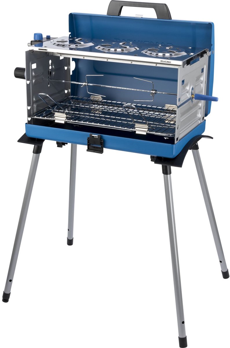 Campingaz 400 SGR, 5200 W, Grill, Gas, Raster, Blauw, Zilver, Rechthoekig – foto 4