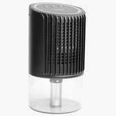 Byamos - Luchtontvochtiger – Dehumidifier - Compact En Stil – 1000 ml – LED-verlichting – Zwart