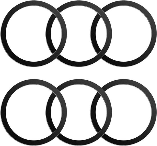 Craftelier - Set van 6 metalen ringen om te binden, ideaal voor scrapbooking en knutselen, ringen voor albums, notitieboeken of dagboeken, diameter 45 mm, vintage brons