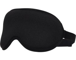 Spilbergen - 3D Slaapmasker Zwart – Ultra Soft & Lichtgewicht – Verstelbaar – Comfortabel Slaapmasker voor Volledige Donkerheid