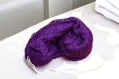 AfricanFabs® Afrikaanse spons / net sponge - traditionele SAPO spons / Ghanese scrub spons - Paars