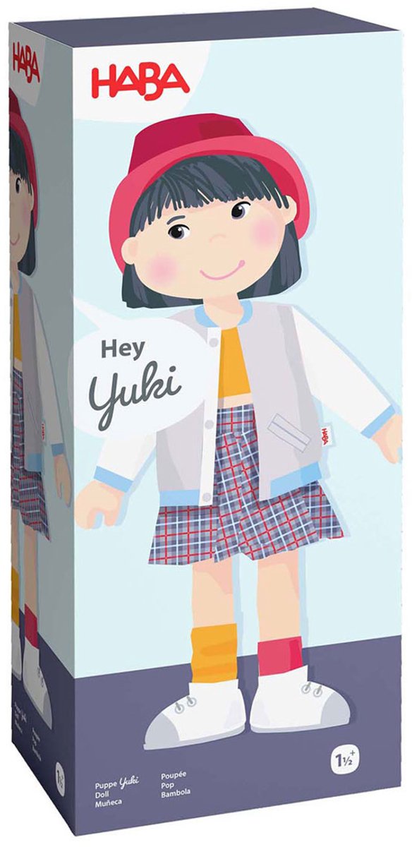 Haba stoffen pop Yuki - 30 cm van Haba — afbeelding 2