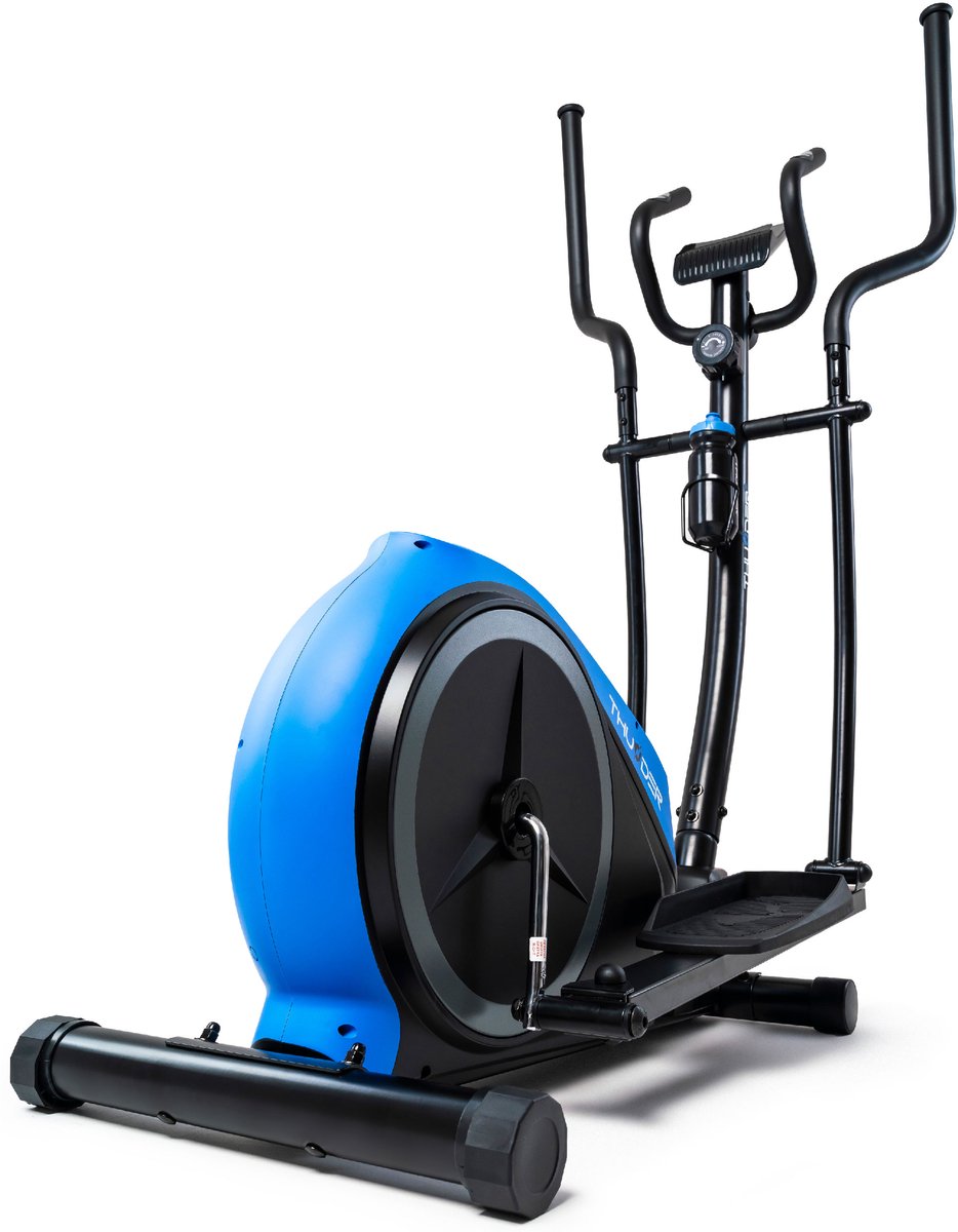 THUNDER® Crosstrainer | ATROX | Elliptische trainer | Polssensor | Antislippedalen | Flessenhouder + drinkfles | Transportwielen | Hartslagsensoren | Stelvoetjes | Fitness | Stille werking | Max. 110 kg