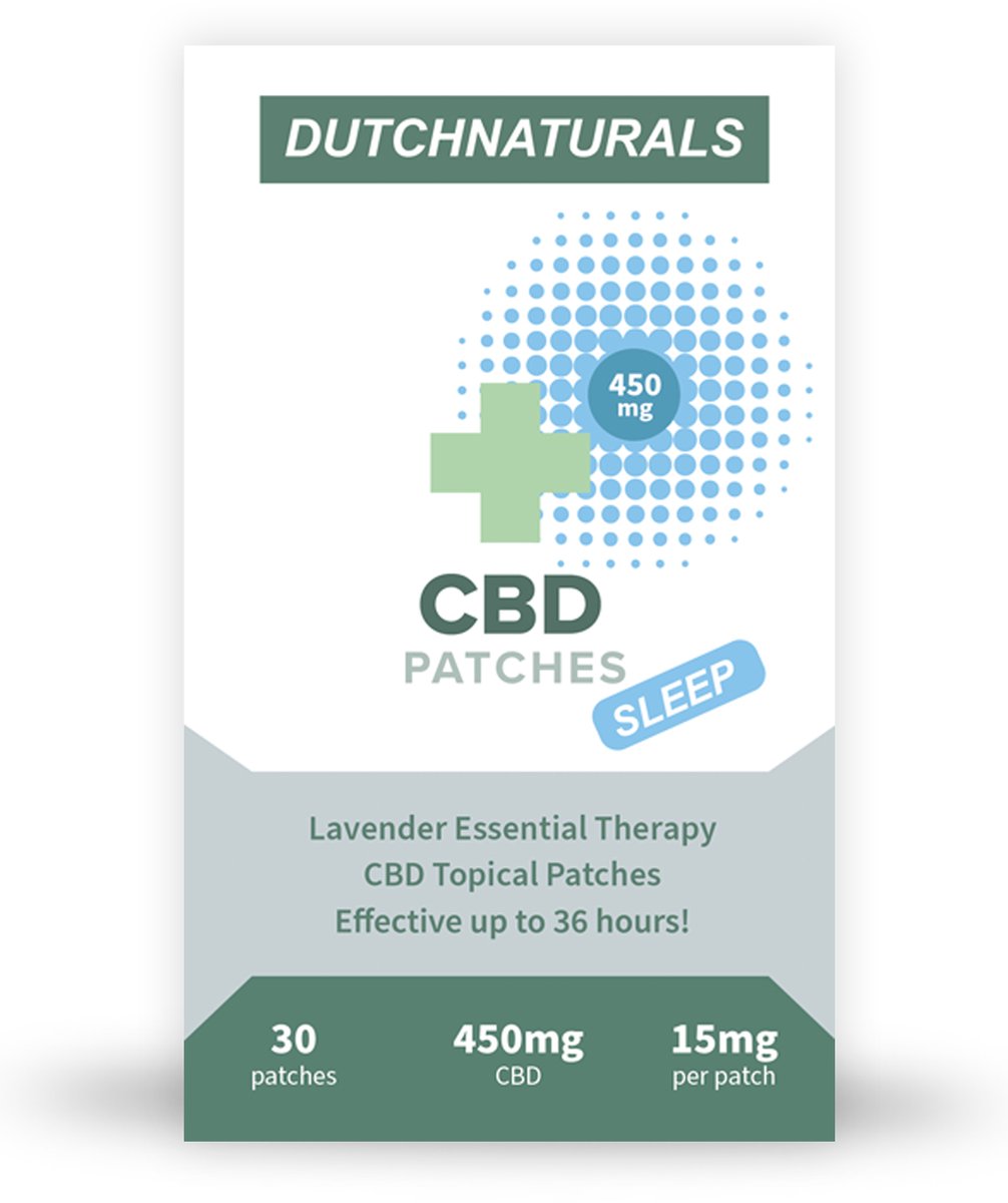 Goedkoopste Dutch Naturals - CBD Slaap Pleisters - 30 x 15MG pleisters - voor nachtrust en slapen