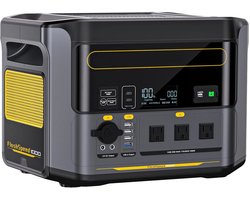 Powerstation - Stroomgenerator - Powerbank - Draagbare - LiFePO4 Accu - Noodstroomvoorziening - 828Wh - 2000W - Pure Sine Wave – Camping Stroomgenerator – Solar Oplaadbaar - USB & AC Uitgangen