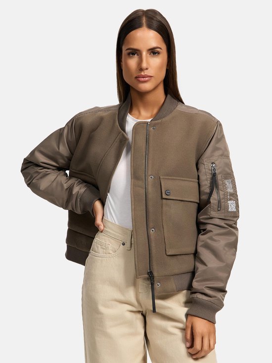 Navahoo Damen Bomber Jacket Willstehaben 14