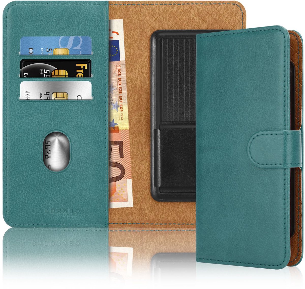 SEAHAI Cover In Similpelle Per CUBOT P60, Custodia Portafoglio Con Supporto E Slot Carte, Porpora