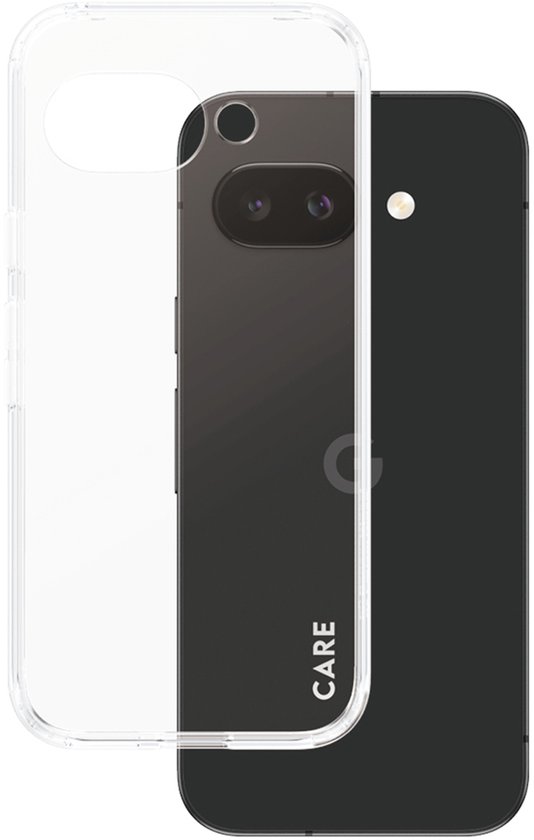 CARE by PanzerGlass Urban Combat Case geschikt voor MagSafe voor de Google Pixel 9A - Transparant