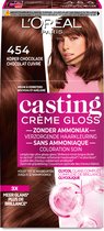 Bol.com L'Oréal Paris Casting Crème Gloss Mahonie Koperbruin 454 - Semi-permanente Haarkleuring Zonder Ammoniak aanbieding