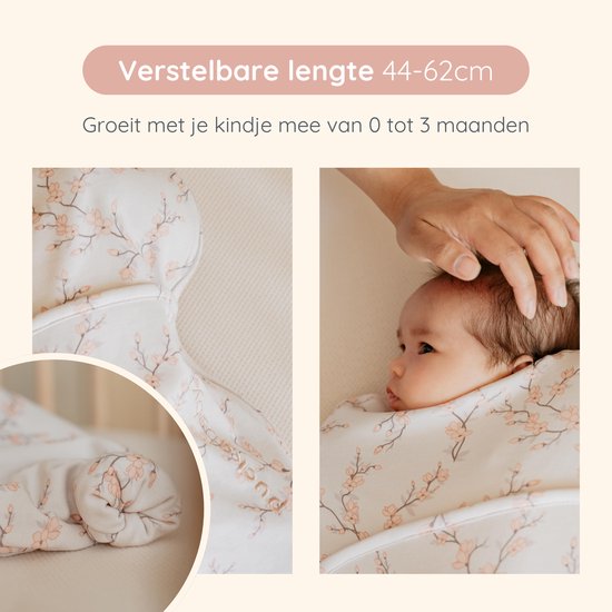 Puckababy Piep Inbakerslaapzakje baby (0-3m) - Blossom - Katoen TOG 0.5 — afbeelding 5