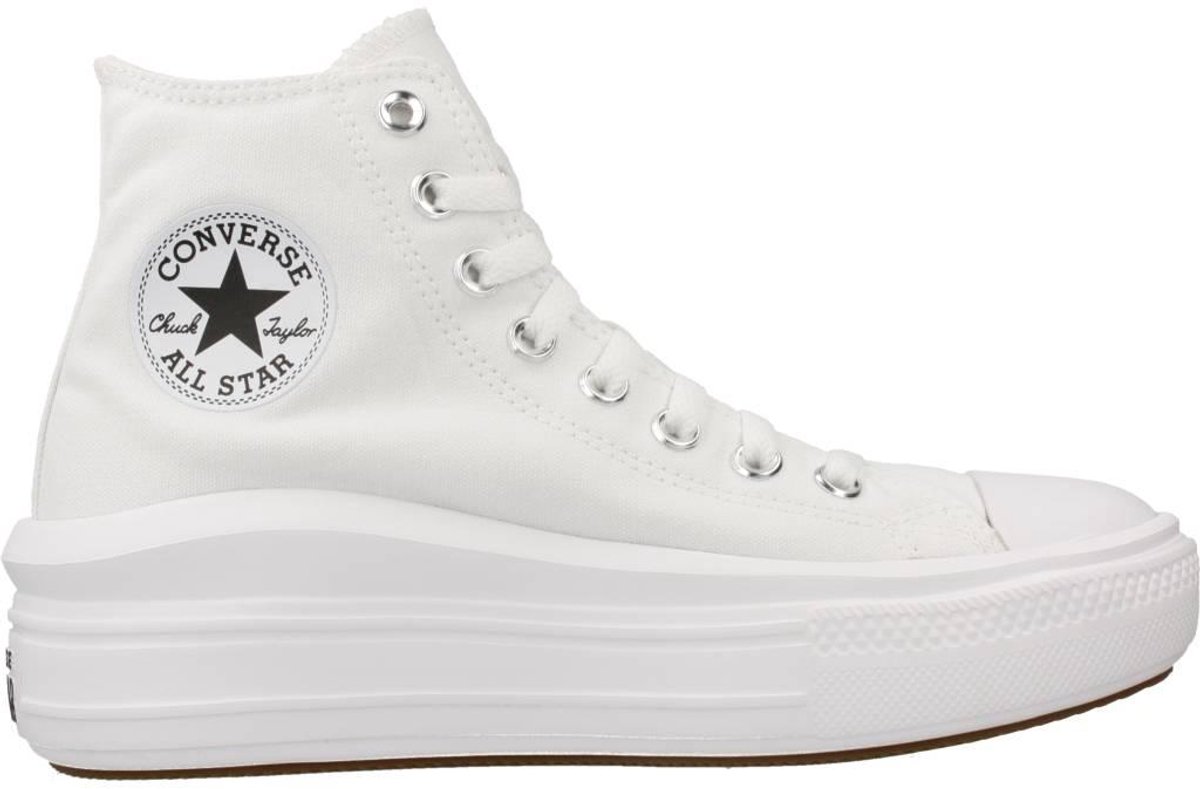 Converse Chuck Taylor All Star Move Hi Hoge sneakers Dames Wit
