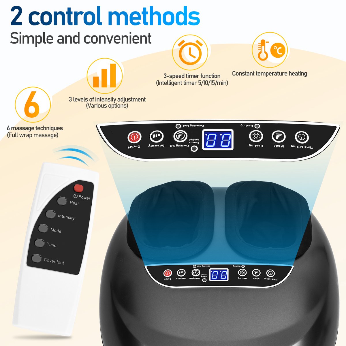 Voetmassage Shiatsu Voetmassage Apparaat met - afbeelding 3