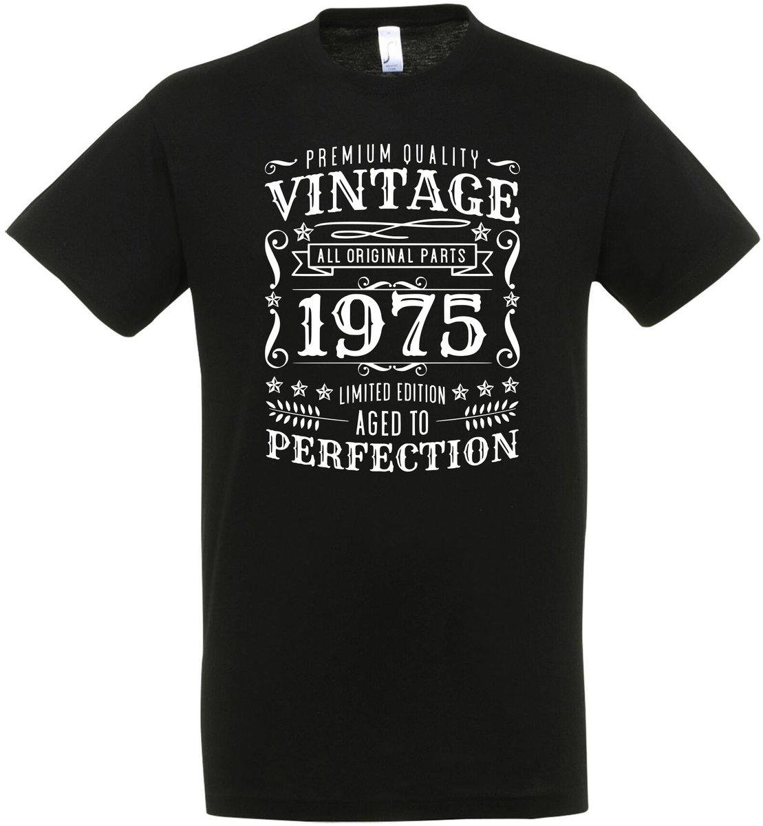 Vintage 1975 T-shirt - Verjaardag en feest cadeau - Limited Edition - Cadeau tip - 50 jaar cadeau - 50 jaar abraham - 50 jaar - T-shirt - 1975 - Heren - Vader Cadeau - Maat XXL