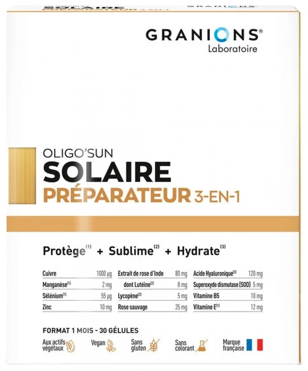 Granions Oligo'Sun Sun Preparer 3in1 30 Capsules