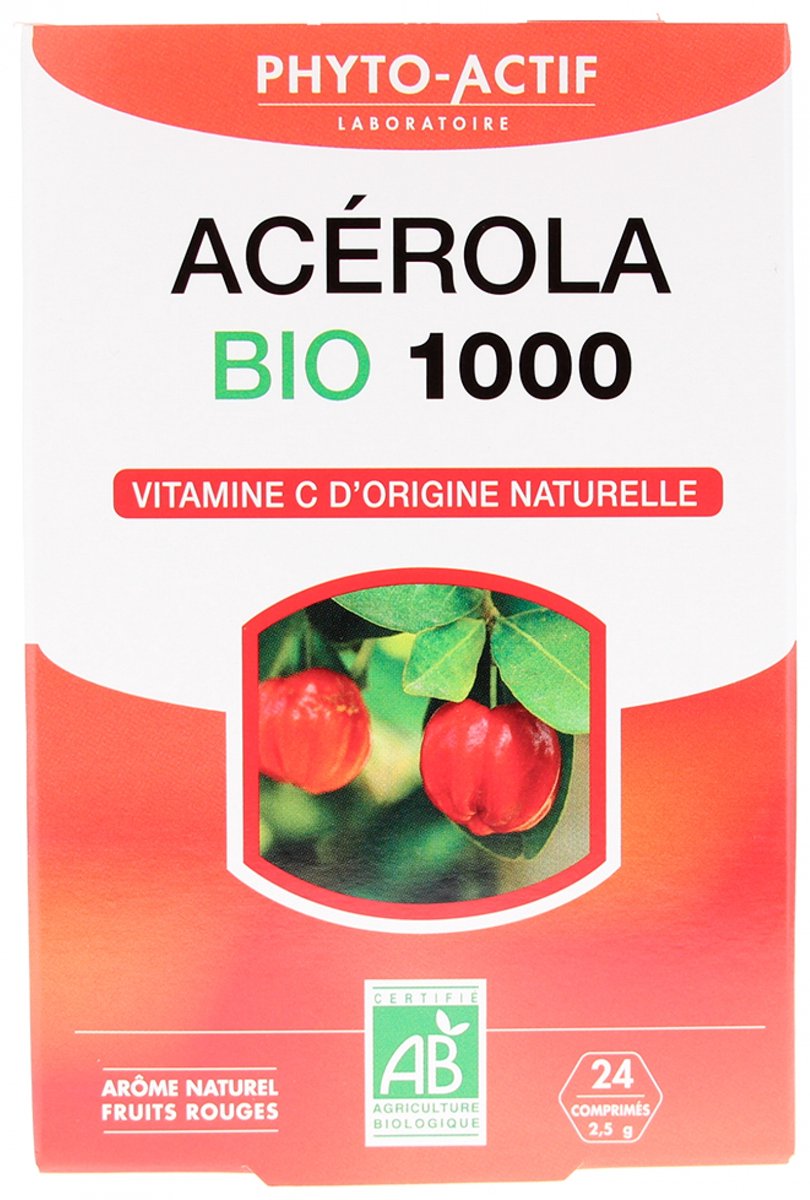 Phyto-Actif Acerola 1000 Organic 24 Tabletten