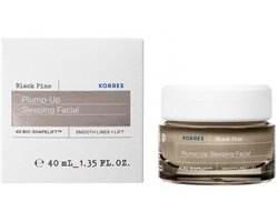 Black Pine Plump-Up Sleeping Facial verstevigende nachtcrème-masker 40ml