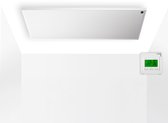 Infrarood verwarmingspaneel | Infraroodverwarming voor plafondmontage met draadloze inbouwbediening | 800W